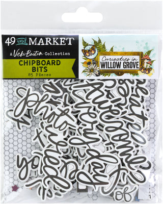 49 And Market - Curiosities In Willow Grove Chipboard Bits