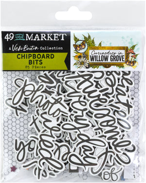 49 And Market - Curiosities In Willow Grove Chipboard Bits