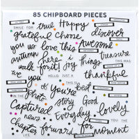 49 And Market - Curiosities In Willow Grove Chipboard Bits