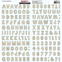 49 And Market Cardstock Stickers - Paper Trail Alphabet