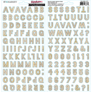 49 And Market Cardstock Stickers - Paper Trail Alphabet