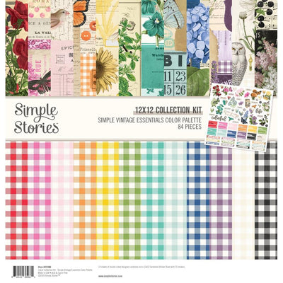Simple Stories - Simple Vintage Essentials Color Palette Collection Kit 12