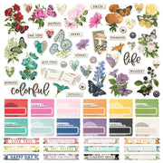 Simple Stories - Simple Vintage Essentials Color Palette Cardstock Stickers 12"X12"