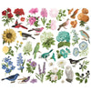 Simple Stories - Simple Vintage Essentials Color Palette Floral & Bird Bits 45/Pkg