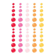 Simple Stories - Simple Vintage Essentials Color Palette Enamel Dots - Warm Glossy