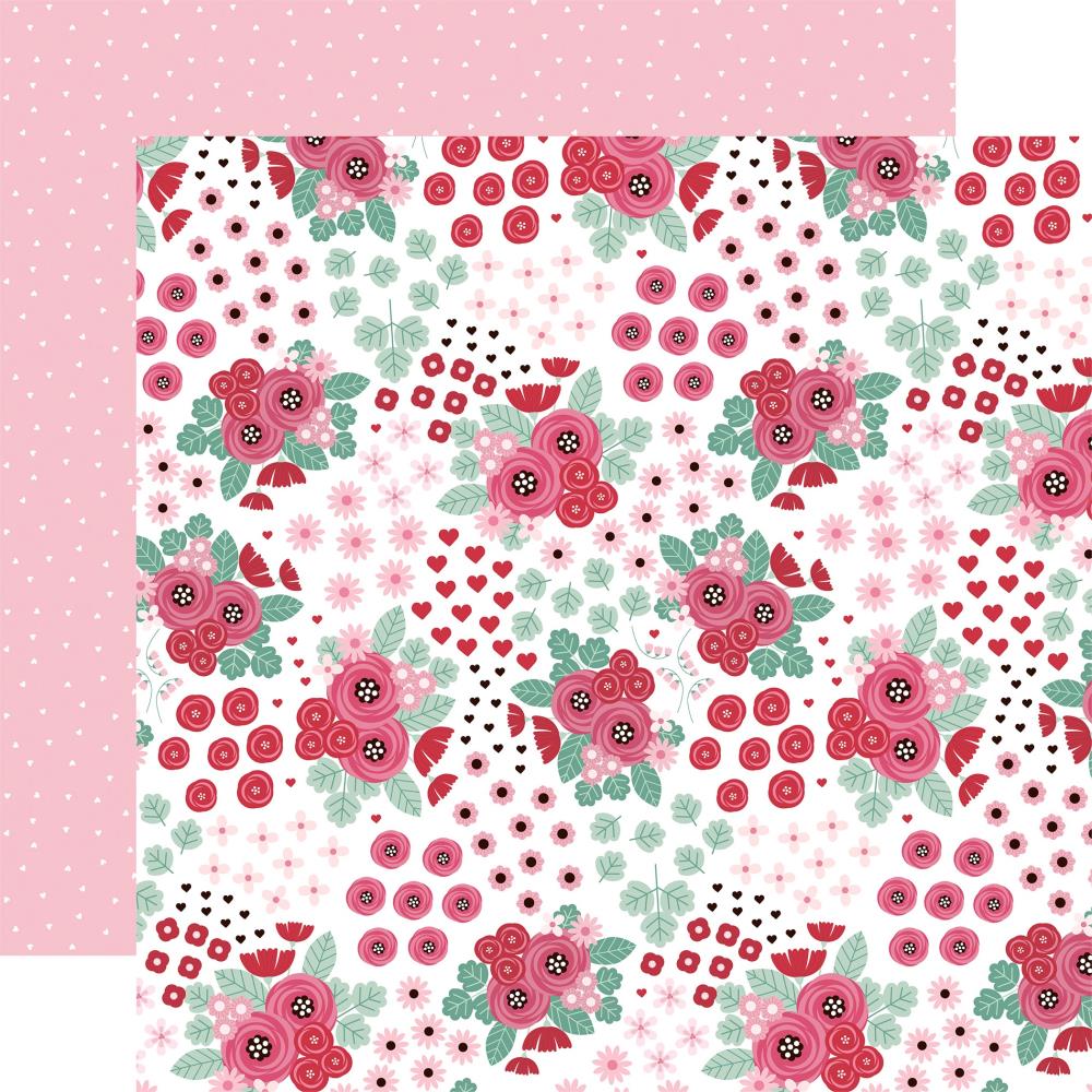 Echo Park - Valentine's Day Paper - Sweet Floral