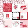 Echo Park - Valentine's Day Paper - 4X4 Journaling Cards