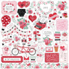 Echo Park - Valentine's Day 12x12 Element Sticker Sheet