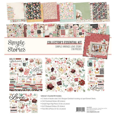 Simple Stories - Simple Vintage Love Story Collector's Essential Kit 12
