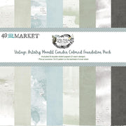 49 And Market - Vintage Artistry Moonlit Garden 12"X12" Colored Foundations Collection Pack