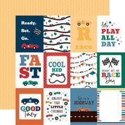 Echo Park - Vroom Paper - 3"X4" Journaling Cards
