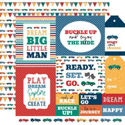 Echo Park - Vroom Paper - Multi Journaling Cards