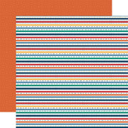 Echo Park - Vroom Paper - Ready Set Go Stripes