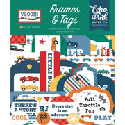 Echo Park - Vroom Frames & Tags Die Cuts