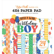 Echo Park - Make a Wish Birthday Boy 6x6 Paper Pad