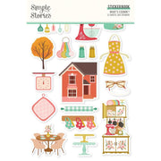 Simple Stories - What's Cookin'? Collection - Sticker Book 12/Sheets