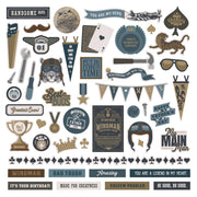 Photo Play - Wingman Cardstock Sticker Sheet 12x12