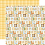 Echo Park - Winnie the Pooh Baby Paper - Baby Blocks