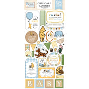 Echo Park - Winnie the Pooh Baby Chipboard Accents 6x13"
