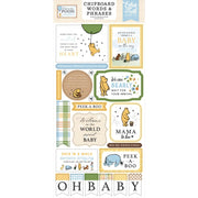 Echo Park - Winnie the Pooh Baby Chipboard Words & Phrases 6x13"