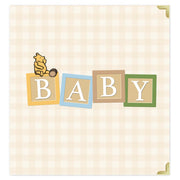 Echo Park - Winnie the Pooh Baby 6x8" Album - Baby Blocks Tan (Yellow)