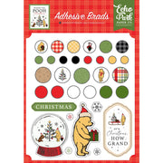 Echo Park - Winnie the Pooh Christmas Adhesive Brads