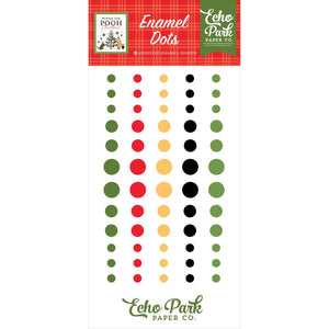 Echo Park - Winnie the Pooh Christmas Enamel Dots