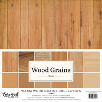 Echo Park - Wood Grains Warm -12x12 Paper Pack