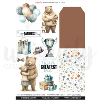 Uniquely Creative - World's Greatest Dad Cut-a-part Sheet