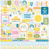 Echo Park - You Are My Sunshine 12x12 Cardstock Sticker Sheet