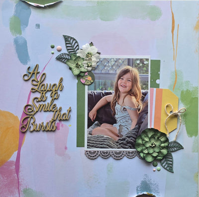 A Laugh is a Smile that Burst Layout Kit