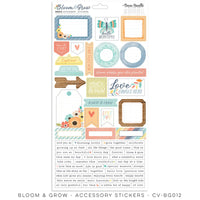 Cocoa Vanilla - Bloom and Grow Accessory Stickers