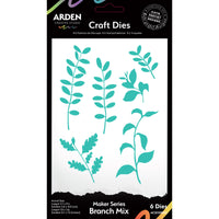 Arden Creative Studio - Maker Series Branch Mix Craft Die Set 6/Pkg