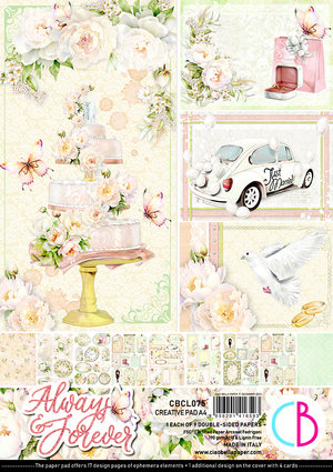 Ciao Bella - Always & Forever A4 Creative Pad 9/Pkg