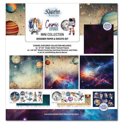 3Quarter Designs - Cosmic Explorer Mini Collection 12x12