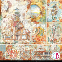 Ciao Bella - Coral Reef 12x12 Paper Pack 12/Pkg