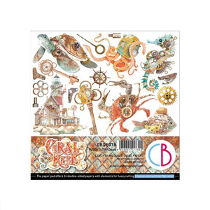 Ciao Bella - Coral Reef 6x6 Fussy Cut Pad 24/Pkg