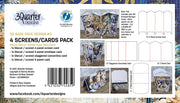 3Quarter Designs - Base Pack Design 3 - 4 Screens/Cards Pack