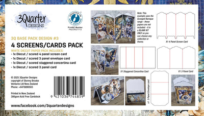 3Quarter Designs - Base Pack Design 3 - 4 Screens/Cards Pack