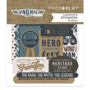 Photo Play - Wingman Cardstock Ephemera Die Cuts