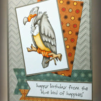 Art Impressions - Buzzard Unmounted Cling Stamp Set