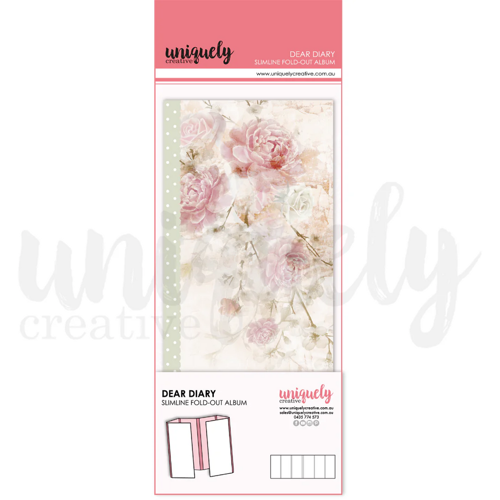 Uniquely Creative - Dear Diary Slimline Fold-Out Album