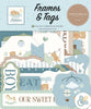 Carta Bella - Little Lullabies Baby Boy Frames & Tags 33/Pkg