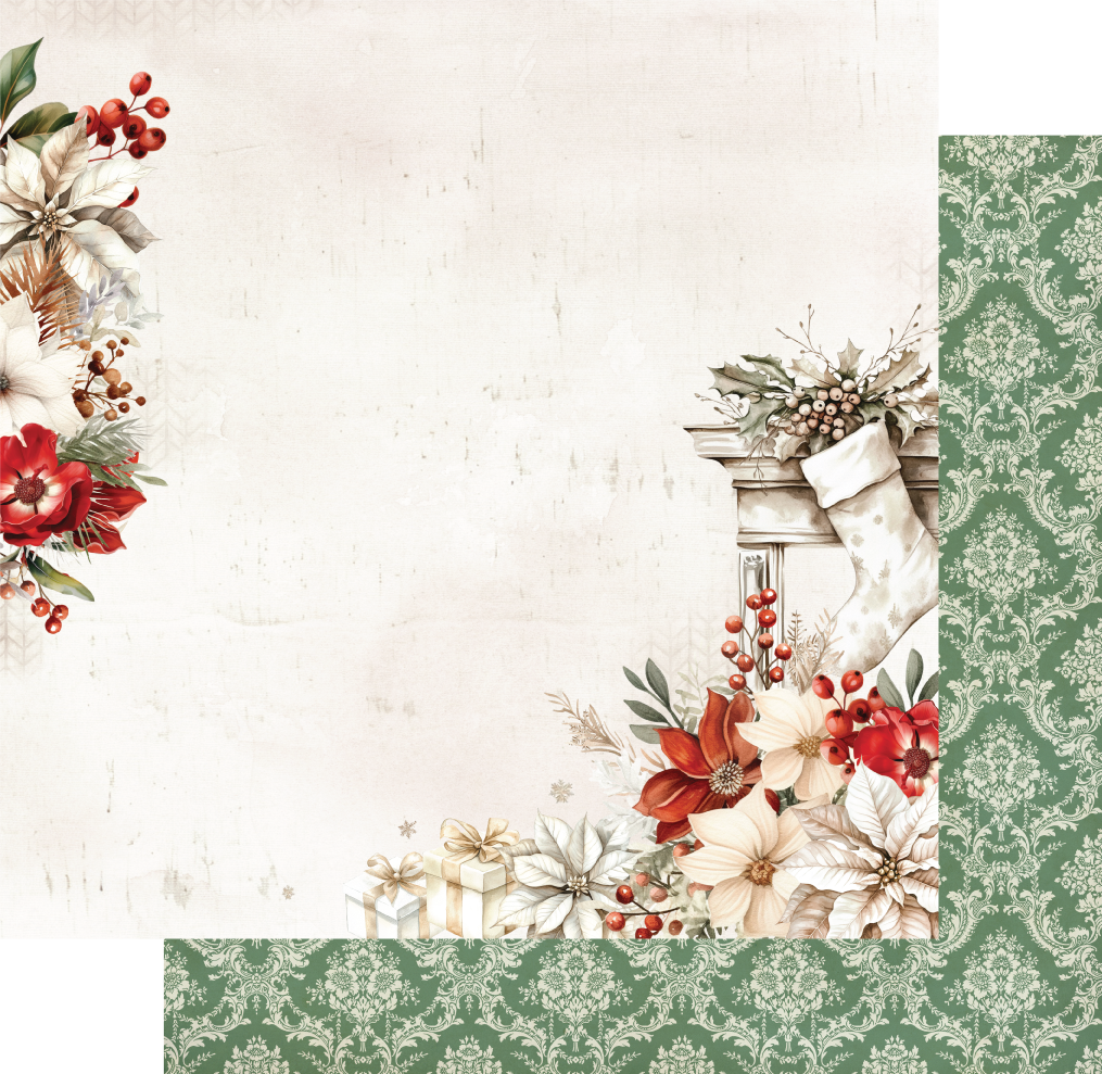 Uniquely Creative - Home for Christmas Paper - Hearth & Heart