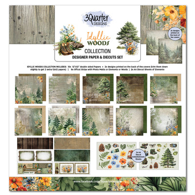 3Quarter Designs - Idyllic Woods Collection 12x12