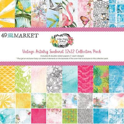 49 and Market - Vintage Artistry Sunburst Collection - 12 x 12 Collection Pack