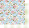 Uniquely Creative - Patchwork Roses Paper - Woven Threads