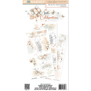 49 and Market - Little Celebrations Rub-On Transfer Set