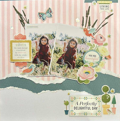 You Are Beautiful Layout Kit (2 single pages included in this kit)