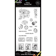 Arden Creative Studio - Maker Series Letter Box Postmarks 4in x 8in Clear Stamp Set 20/Pkg